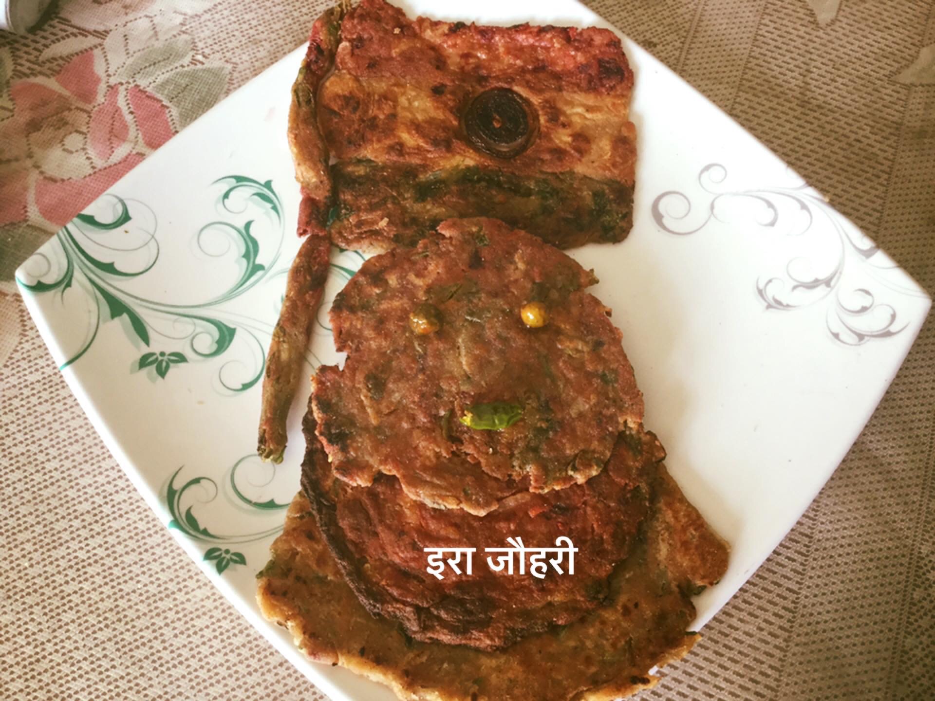 मूली का तिरंगा पराठा !!!!!