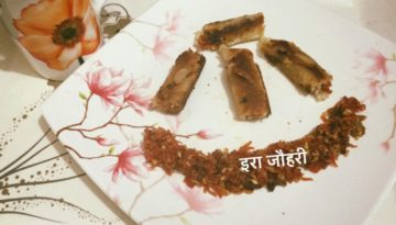 मीठे स्नैक्स !!!! ब्रेड और गाजर के हलुये से बनाये मीठे स्विस रोल्स्