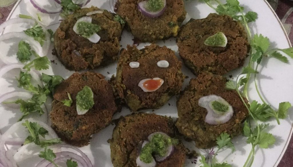 कबाब !! चने व काली मसूर की दाल के कबाब