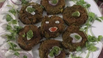 कबाब !! चने व काली मसूर की दाल के कबाब