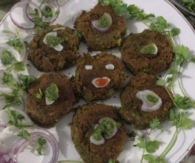 कबाब !! चने व काली मसूर की दाल के कबाब