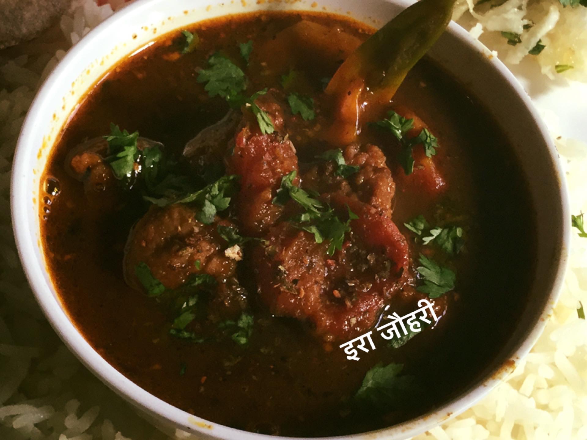 बड़ी आलू की रसीली सब्जी