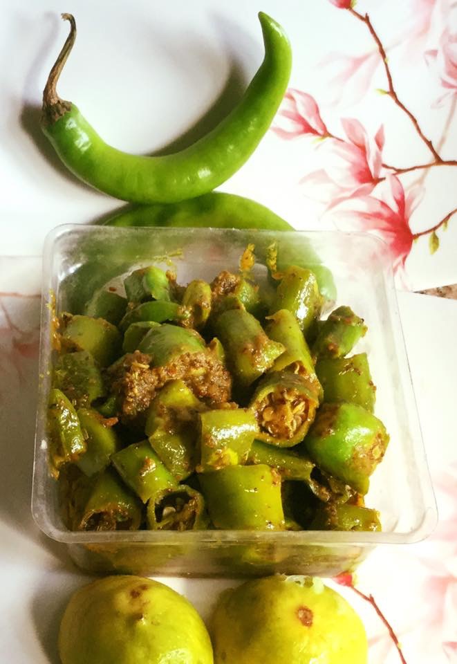 हरीमिर्च का झटपट बनने वाला मौसमी अचार