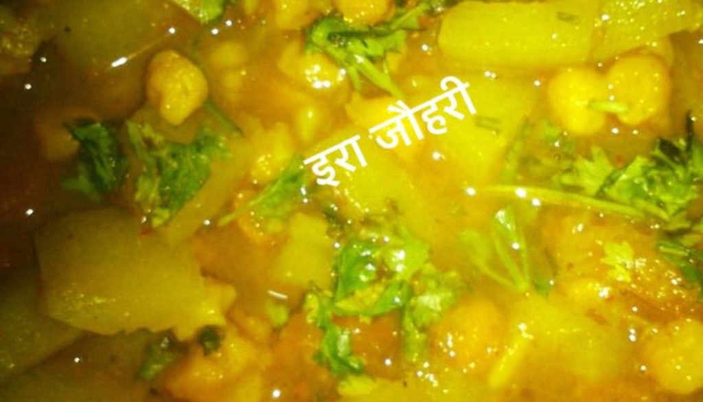 लौकी मुँगौड़ी की ज़ायक़ेदार रसीली  सब्जी