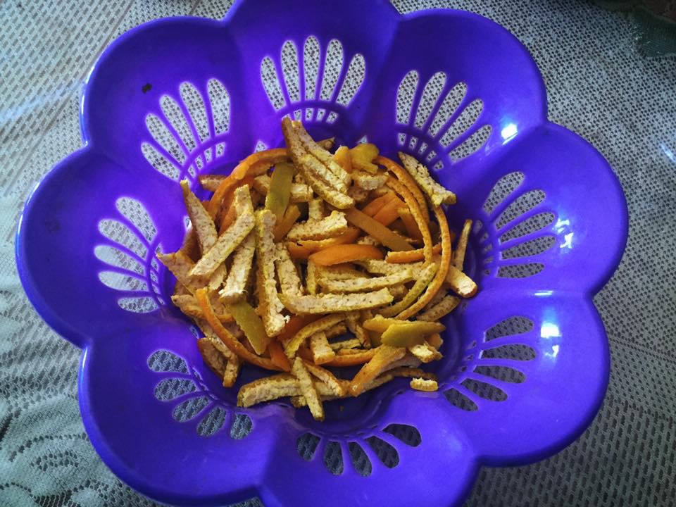 सन्तरे के छिल्को का उपयोग