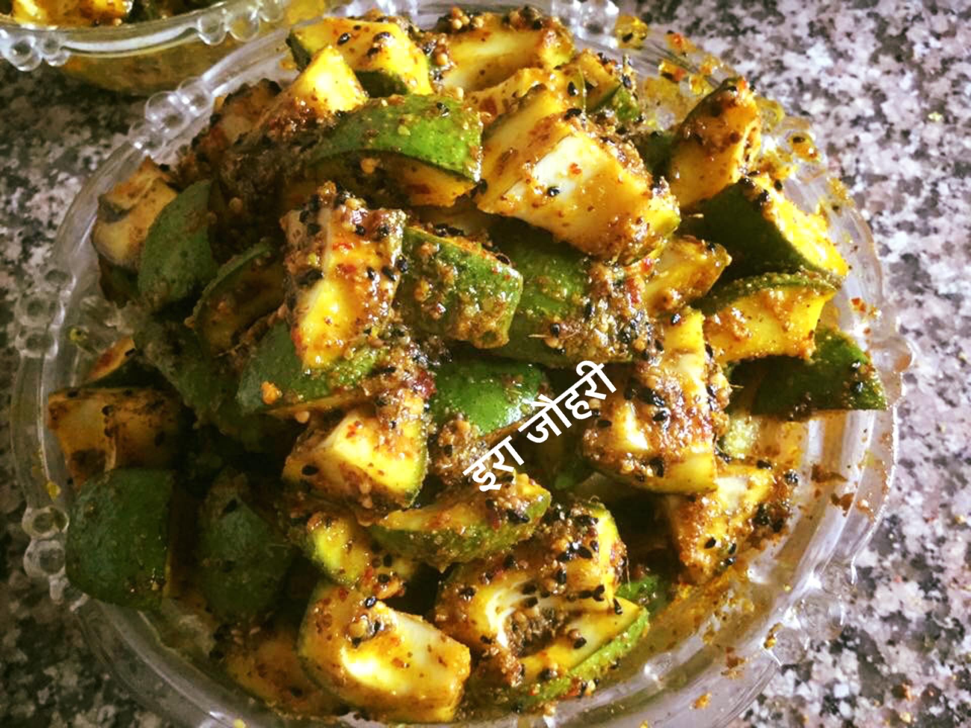 कच्चे आम का स्वादिष्ट अचार