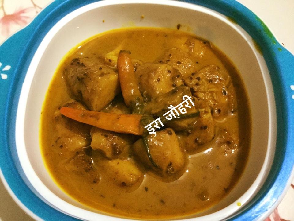 कम चिकनाई मे बनी रसीली घुइया