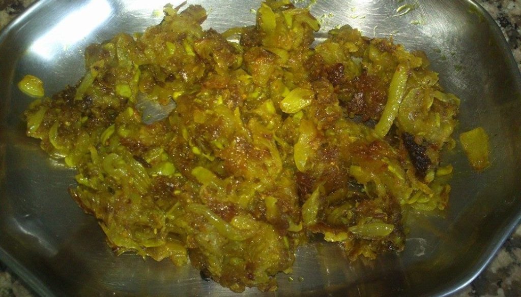 पीठे की कद्दूकस की हुई लौकी