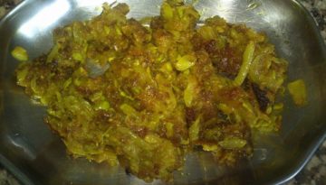 पीठे की कद्दूकस की हुई लौकी