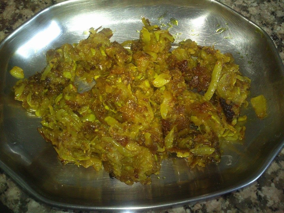 पीठे की कद्दूकस की हुई लौकी