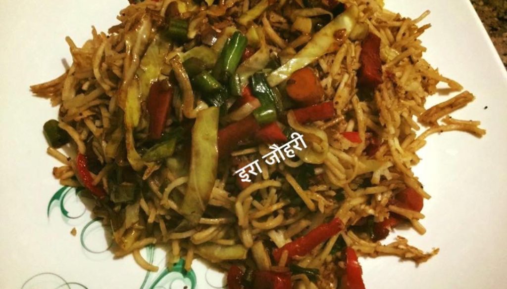 विदेशी व्यनजन देशी स्वाद !!!” नूडल्स