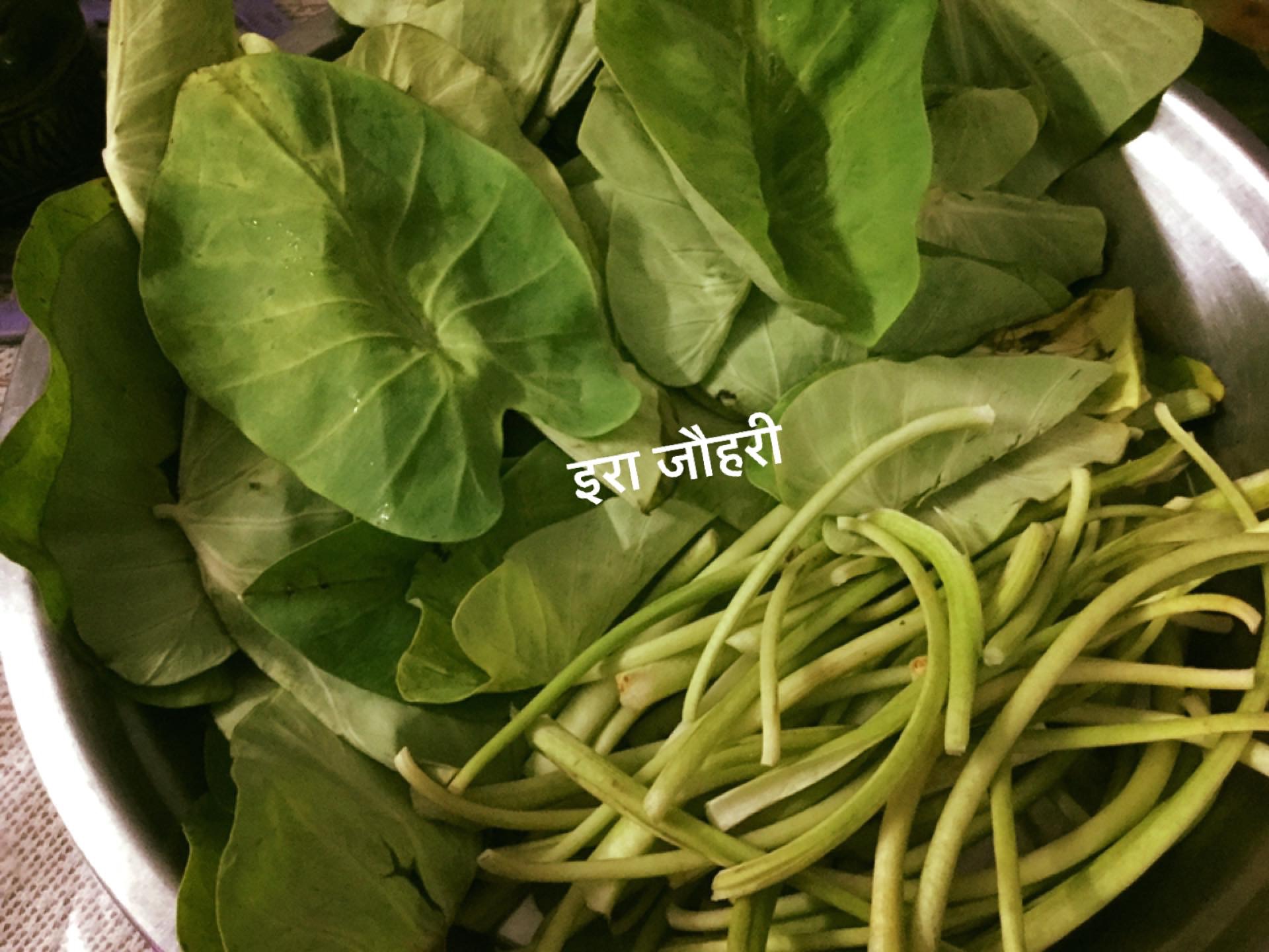 अरबी के पत्तों की पकौड़ी मुठिया , रोल्स और पतोड़े