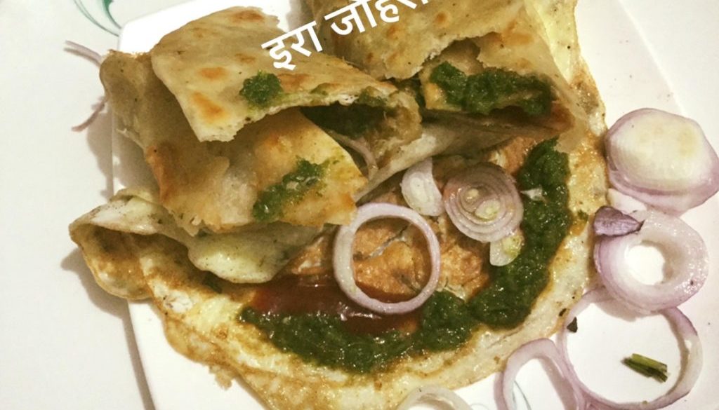 अन्डा पराठा रोल और मुगलाई पराठा