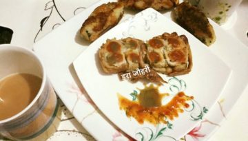 ब्रेडरोल के साथ सॉसी ब्रेड टिक्की