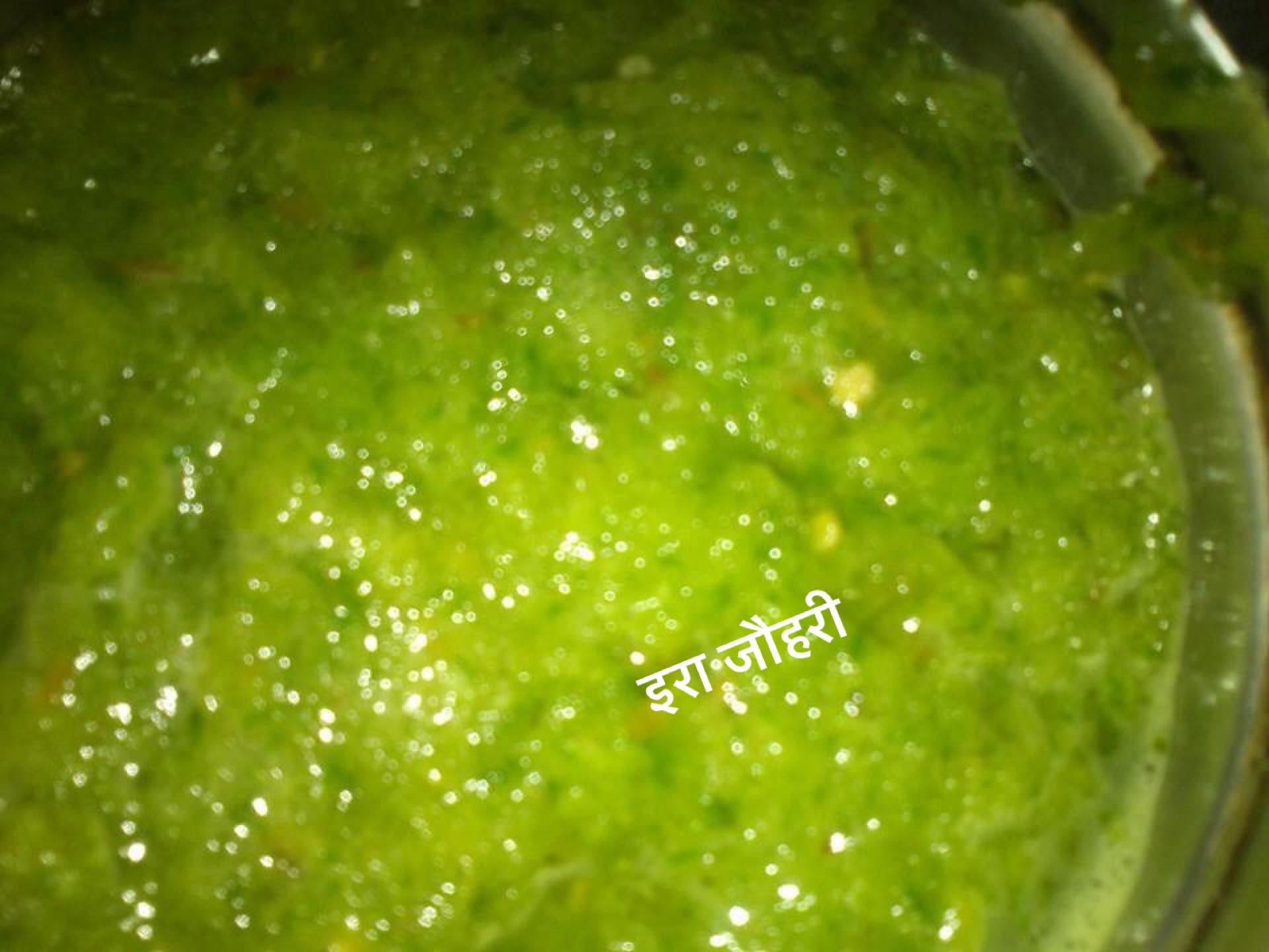 कच्चे हरे टमाटर की खट्टी चटनी !!!