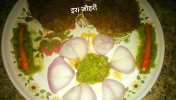 चने व मसूर की दाल के गलावटी कबाब