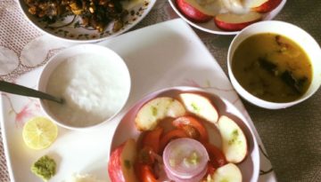 दोपहर का सम्पूर्ण भोजन