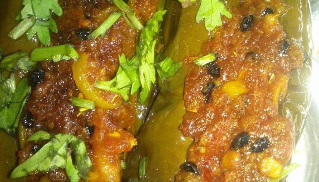 पतले लम्बे भरवाँ बैगन मजेदार !!!!!