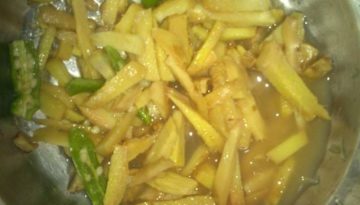 अदरक , नींबू और हरीमिर्च का अचार !!!!!