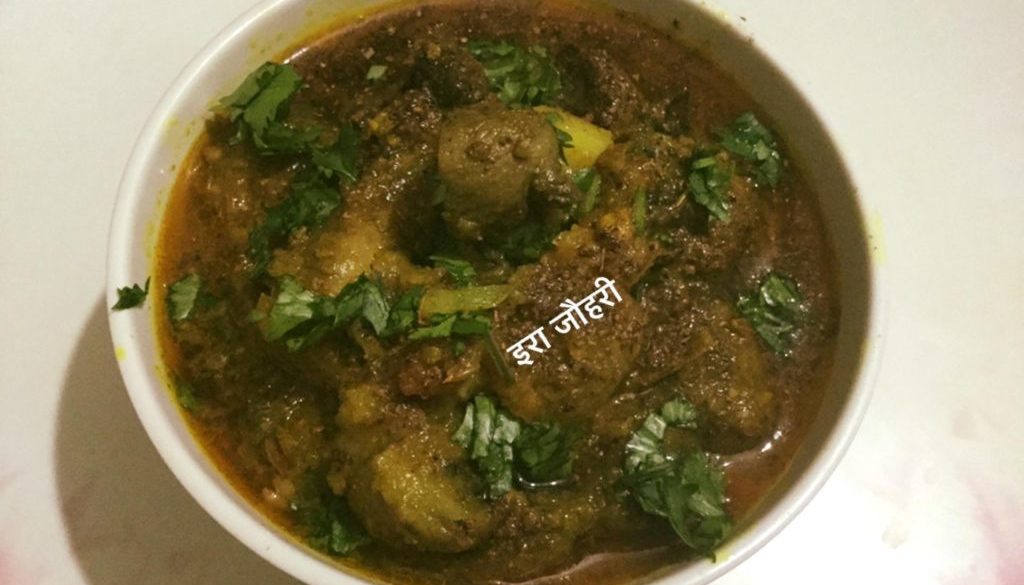 मशरूम आलू की रसीली सब्जी !!!!!!