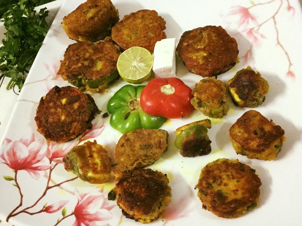 शिमला मिर्च पनीर टिक्का !!!!!