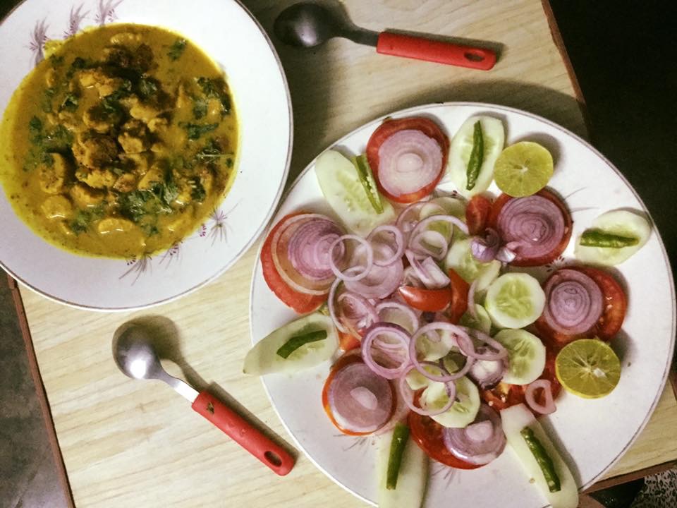 गट्टे की सब्जी !!!!!!