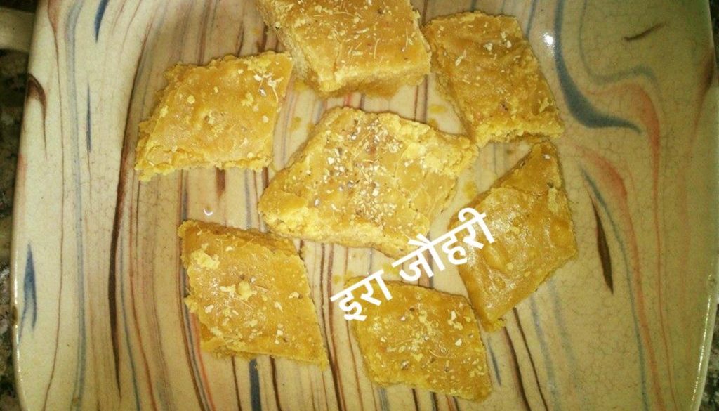 बेसन की बर्फी !!!