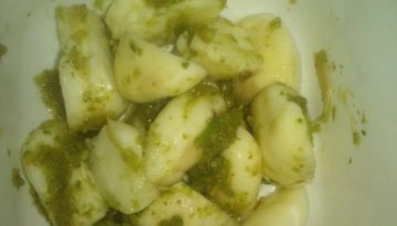 चटनी से चटपटे कच्चे सिंघाड़े  !!!!