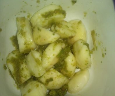 चटनी से चटपटे कच्चे सिंघाड़े  !!!!