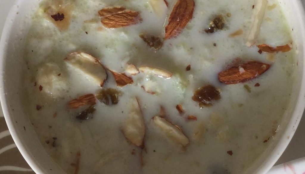 इलाइची की सुगन्ध वाली लौकी की स्वादिष्ट खीर !!!!