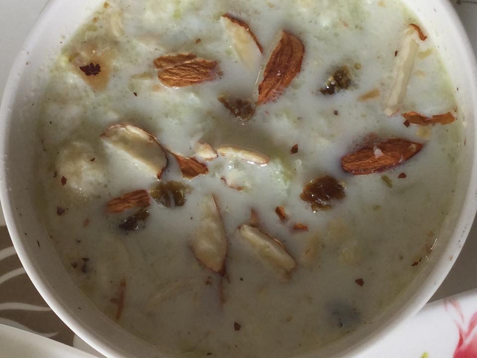 इलाइची की सुगन्ध वाली लौकी की स्वादिष्ट खीर !!!!