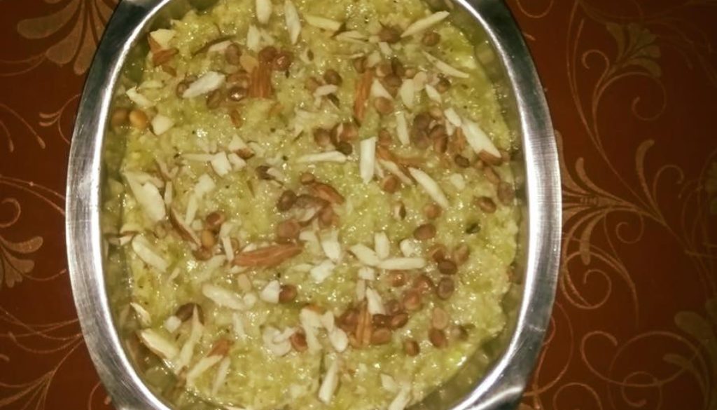 लौकी का मेंवायुक्त पौष्टिक हलुआ !!!!!