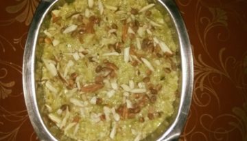 लौकी का मेंवायुक्त पौष्टिक हलुआ !!!!!