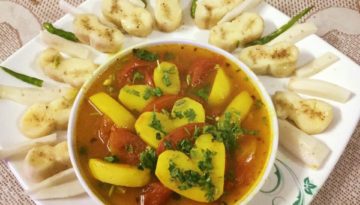 जीरे मिर्च के हल्दी धनिया के टमाटर आलू !!!!!