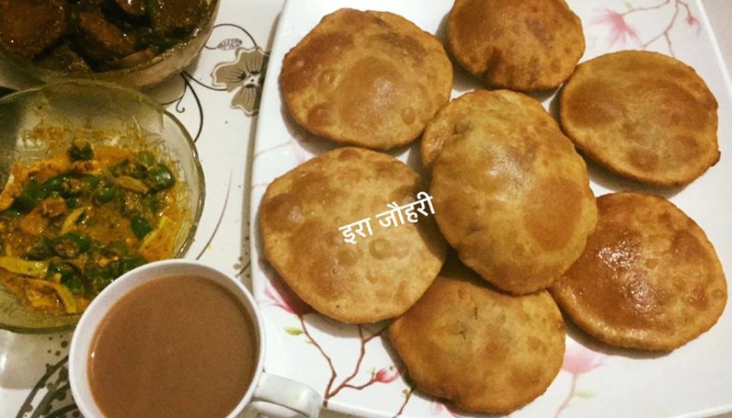 चने की दाल की कचौड़ी व भरवाँ पराठे !!!!!