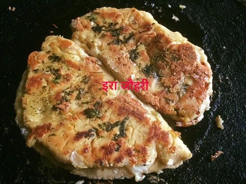 तवा लहसुनिया पराठा या तवा गार्लिक ब्रेड या रोटी !!!!