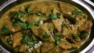 बेसन के चीले से बनी बर्फी की सब्जी !!!!