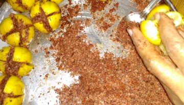 नींबू का मसाले वाला अचार !!