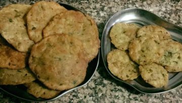 मेंथी की मठरी और पूड़ी !!!!