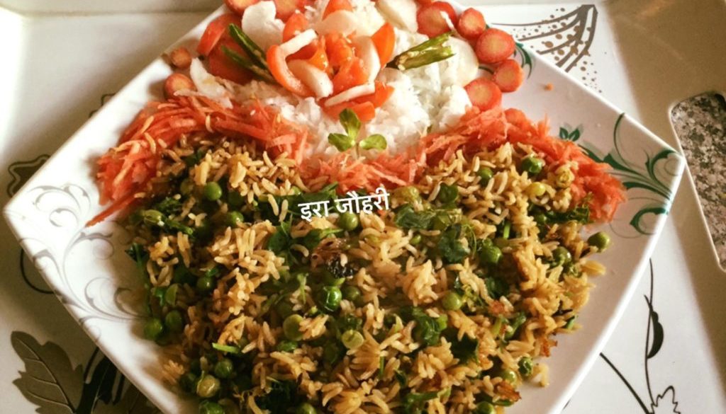 मेथी मटर का मजेदार पुलाव