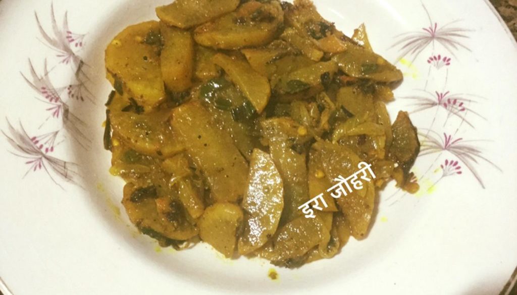 मूली की सूखी सब्जी