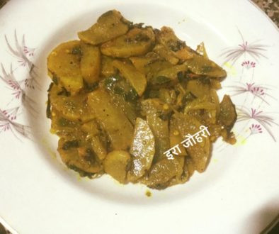 मूली की सूखी सब्जी