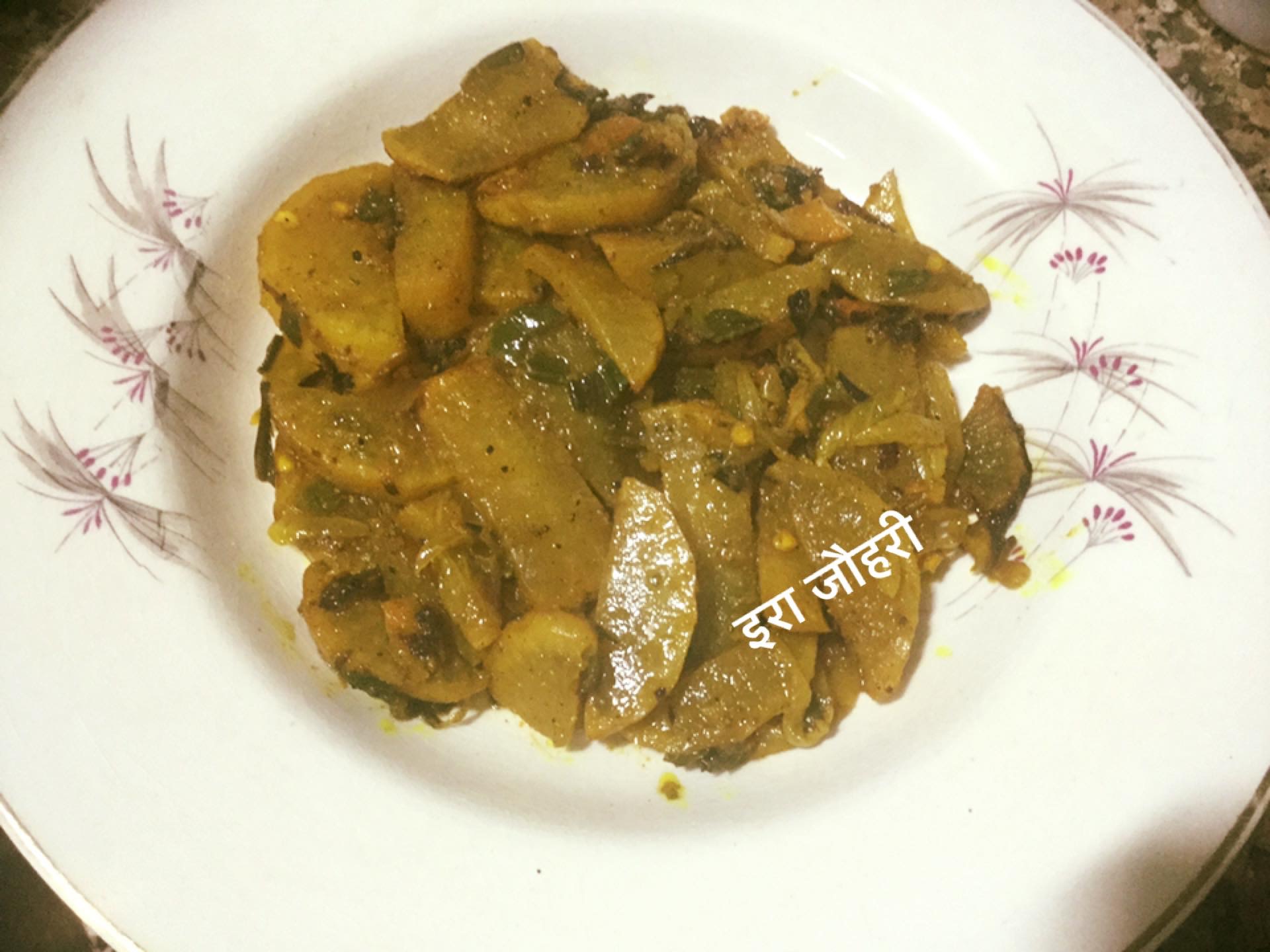 मूली की सूखी सब्जी