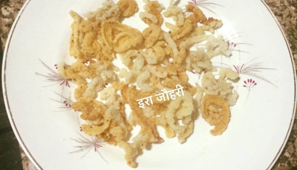 मक्का व चावल की कचरी !!!!!