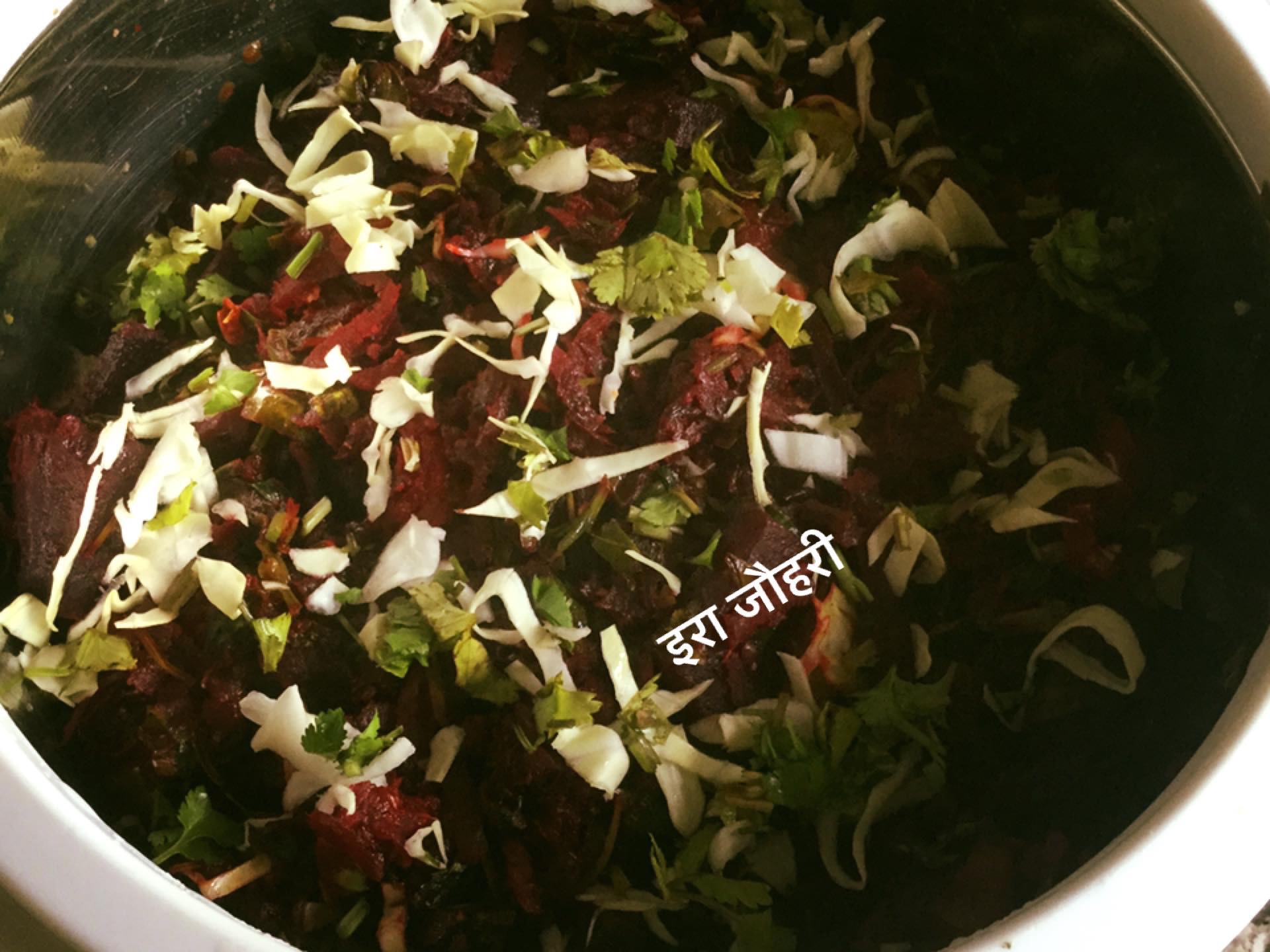 चुकन्दर की सूखी सब्जी