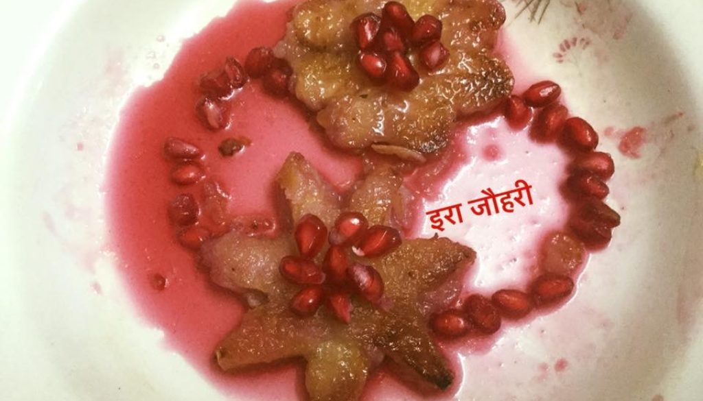 सेब के अनारी मालपुये !!